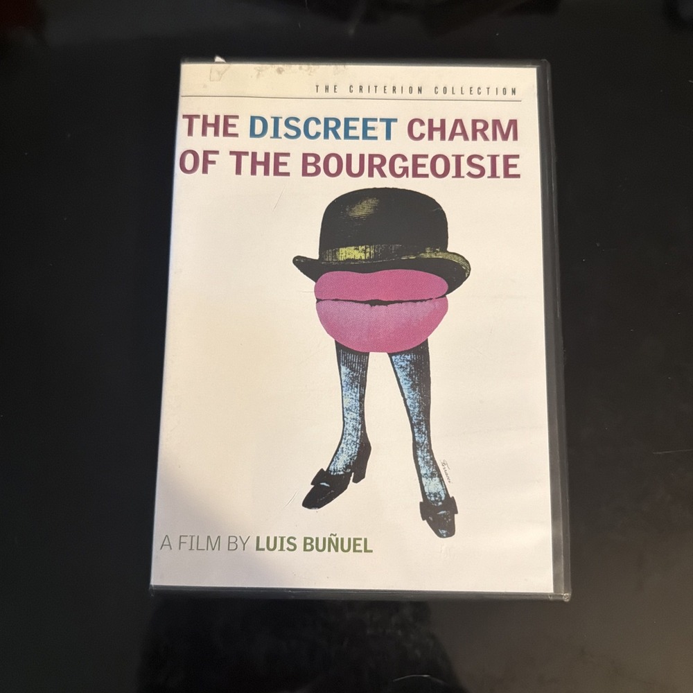 THE DISCREET CHARM OF THE BOURGEOISIE Criterion Collection DVD w/Original Insert